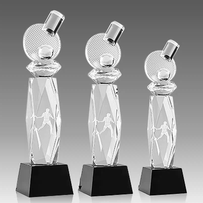 Kristalni stoni tenis trofeji